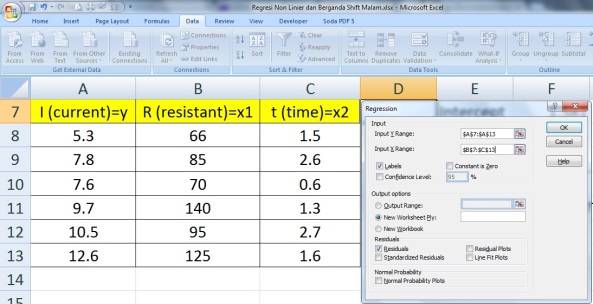 Regresi Linier Berganda (multiple linear regression) dengan Excel ...
